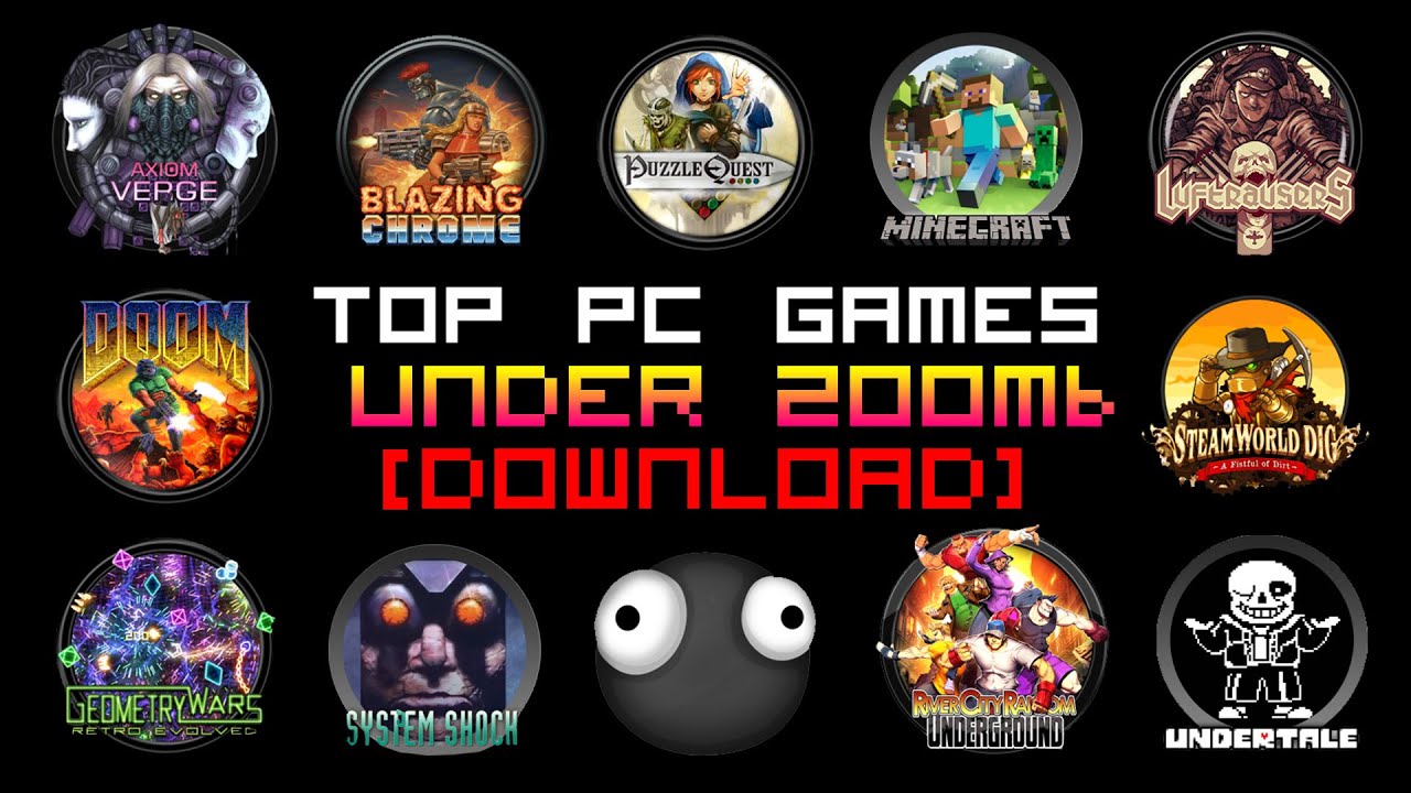 best pc games under 200mb